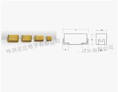 CA45型模压片式固体电解质钽电容器